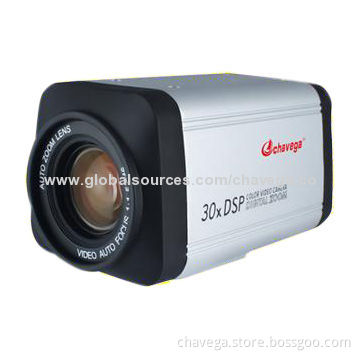 DSP Zoom Camera, PAL/NTSC 1/4-inch CMOS 22/27/30x Selectable Auto-focus pelco-D 2400/4800/900